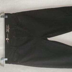 7 for all mankind Skinny Jeans Size 29 Black Denim Stretch Gwenevere